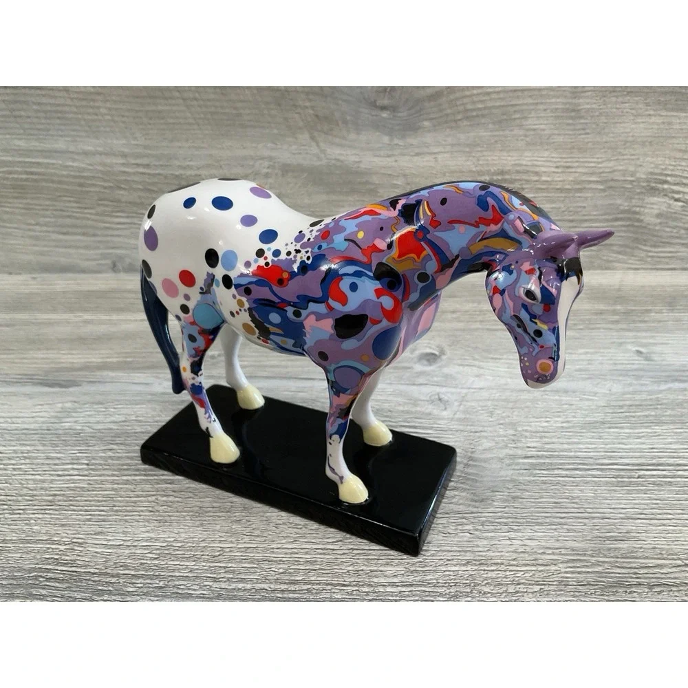 Trail of Painted Ponies Mosaic Appaloosa Pony 1E/6080 w/ Box 2003